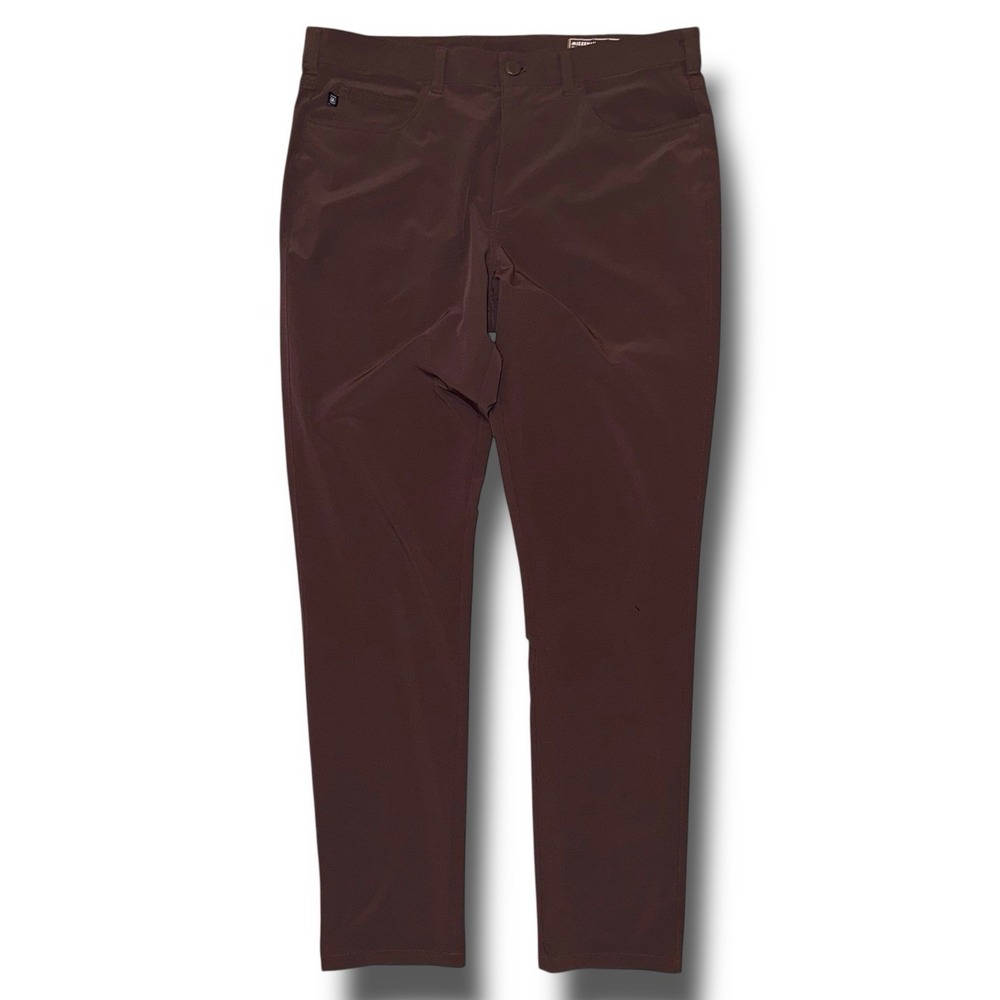 MIZZEN‎ MAIN Pant Men 36x34 Helmsman Slim-Fit Tapered-Leg Performance Golf Chino